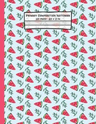 Book cover for Watermelon Primary Composition Notebook