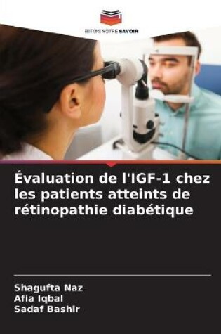 Cover of Évaluation de l'IGF-1 chez les patients atteints de rétinopathie diabétique