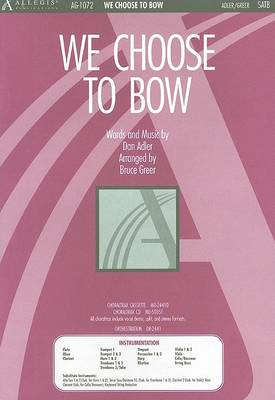 Book cover for We Choose to Bow