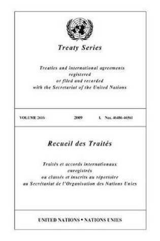 Cover of Treaty Series 2616