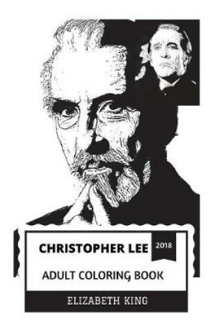 Cover of Christopher Lee Adult Coloring Book
