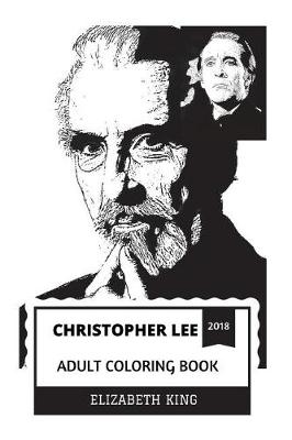 Book cover for Christopher Lee Adult Coloring Book