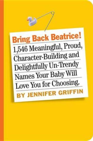 Cover of Bring Back Beatrice!