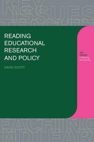 Cover of Reading Educational Research and Policy