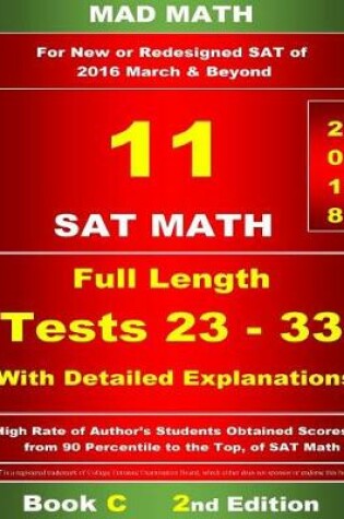 Cover of Book C Redesigned SAT Tests 23-33