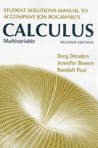 Cover of Student's Solutions Manual for Multivariable Calculus