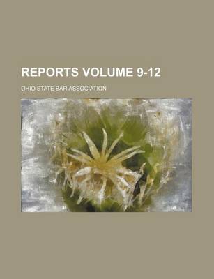 Book cover for Reports Volume 9-12