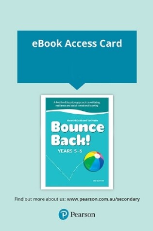 Cover of Bounce Back! Years 5-6 eBook (Access Card)