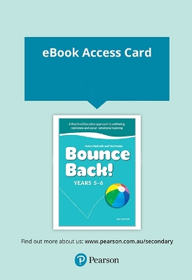 Book cover for Bounce Back! Years 5-6 eBook (Access Card)