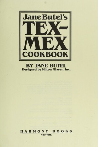 Book cover for Jane Butels Tex-Mex Cookbook