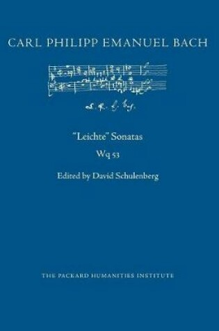 Cover of Leichte Sonatas, Wq 53