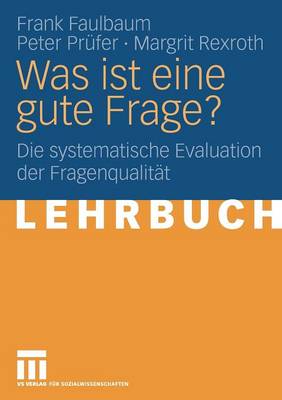 Book cover for Was Ist Eine Gute Frage?