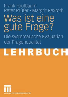 Cover of Was Ist Eine Gute Frage?