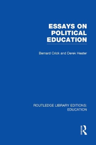 Cover of Essays on Political Education