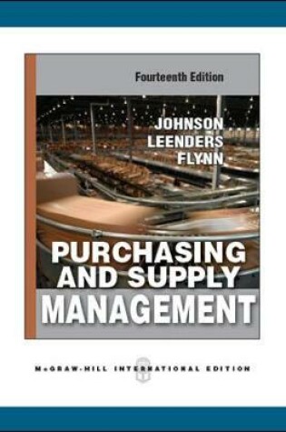 Cover of Purchasing and Supply Management (Int'l Ed)