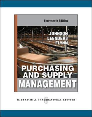 Book cover for Purchasing and Supply Management (Int'l Ed)