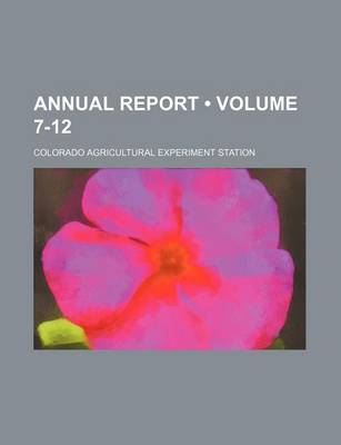 Book cover for Annual Report (Volume 7-12 )