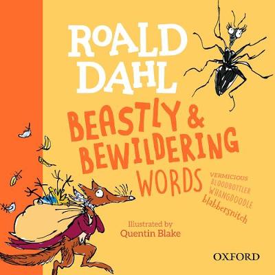 Book cover for Roald Dahl's Beastly and Bewildering Words
