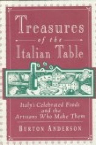 Cover of Treasures of the Italian Table