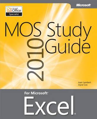 Book cover for Mos 2010 Study Guide for Microsoft Excel