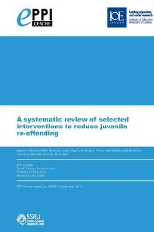 Cover of A Systematic Review of Selected Interventions to Reduce Juvenile Re-Offending