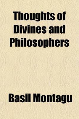 Book cover for Thoughts of Divines and Philosophers