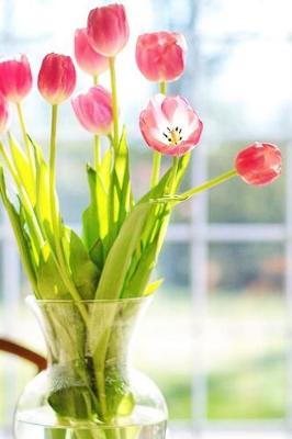 Book cover for A Vase of Pink Tulips Journal