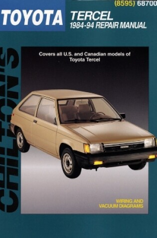 Cover of Toyota Tercel (84 - 94) (Chilton)