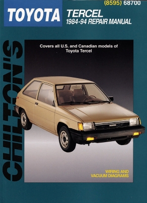Book cover for Toyota Tercel (84 - 94) (Chilton)
