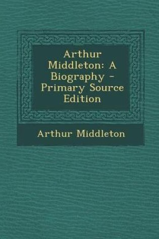 Cover of Arthur Middleton