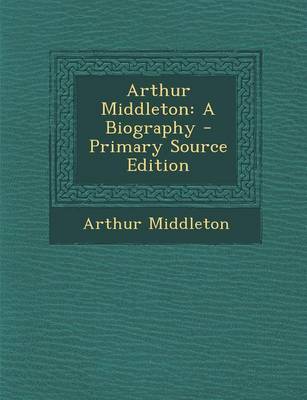 Book cover for Arthur Middleton