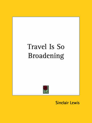 Book cover for Travel Is So Broadening