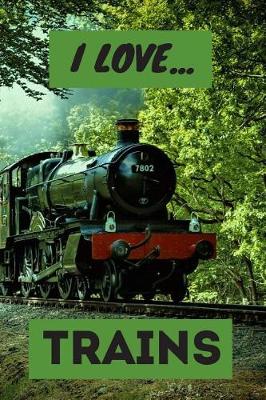 Book cover for I Love Trains