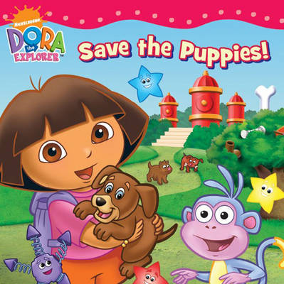 Book cover for Dora Saves the Puppies
