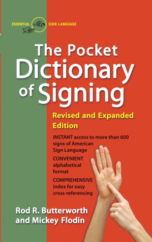 Book cover for The Pocket Dictionary of Signing