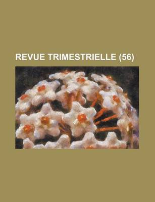 Book cover for Revue Trimestrielle (56)