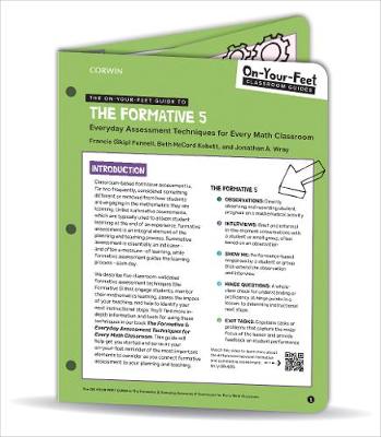 Cover of The On-Your-Feet Guide to The Formative 5