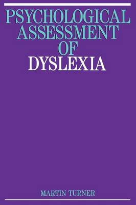 Book cover for Psychological Assessment of Dyslexia