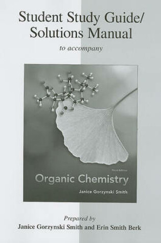 Cover of Student Study Guide/Solutions Manual to Accompany Organic Chemistry