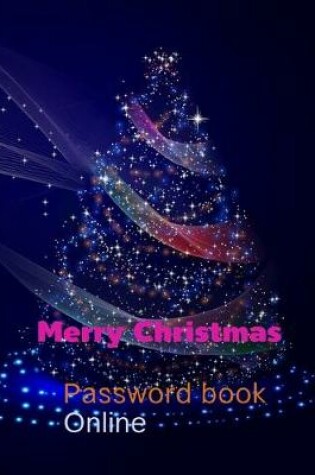 Cover of Password book & Social Online Phone Name For Friend,8.5"x 11" Password Organize With Merry Christmas Cover