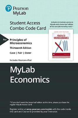 Book cover for Mylab Economics with Pearson Etext -- Combo Access Card -- For Principles of Microeconomics