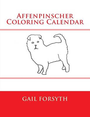 Book cover for Affenpinscher Coloring Calendar