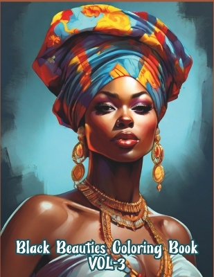Book cover for Black Beauties Coloring Book Vol-3