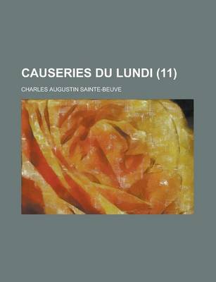 Book cover for Causeries Du Lundi (11 )