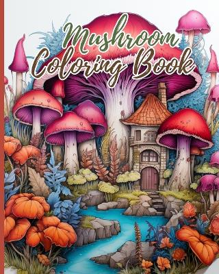 Book cover for Mushroom Coloring Book