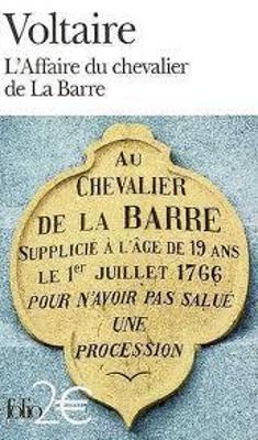 Book cover for L'AFFAIRE DU CHEVALIER DE LA BARRE