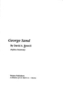 Cover of George Sand