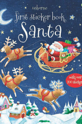 Cover of Usborne First Sticker Book: Santa