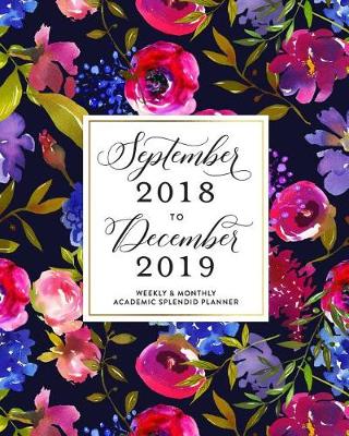 Book cover for September 2018 to December 2019 Planner