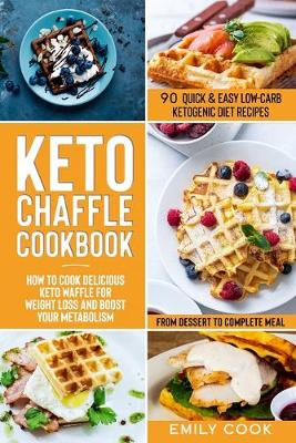 Book cover for Keto Chaffle Cookbook